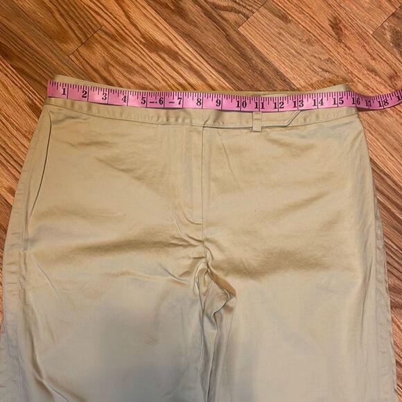 Anne Klein Wide Leg Pants, Beige, Camel, stretchy, 8 - Picture 3 of 8